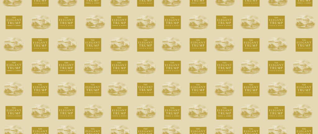 A pattern of gold and white squares with the words " the golden years ".